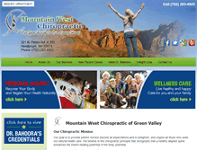 Tablet Screenshot of mtwestchirogv.com